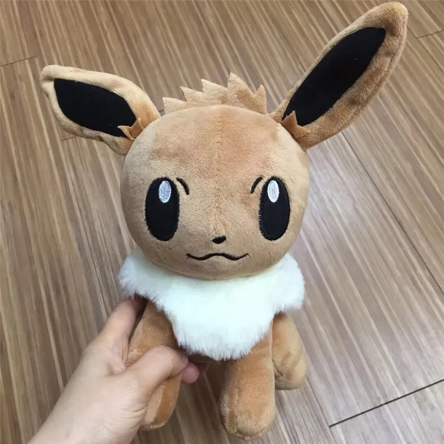 18cm Anime Pokemon Cute Eevee Plush Toys Soft Stuffed Cotton Plush for Children