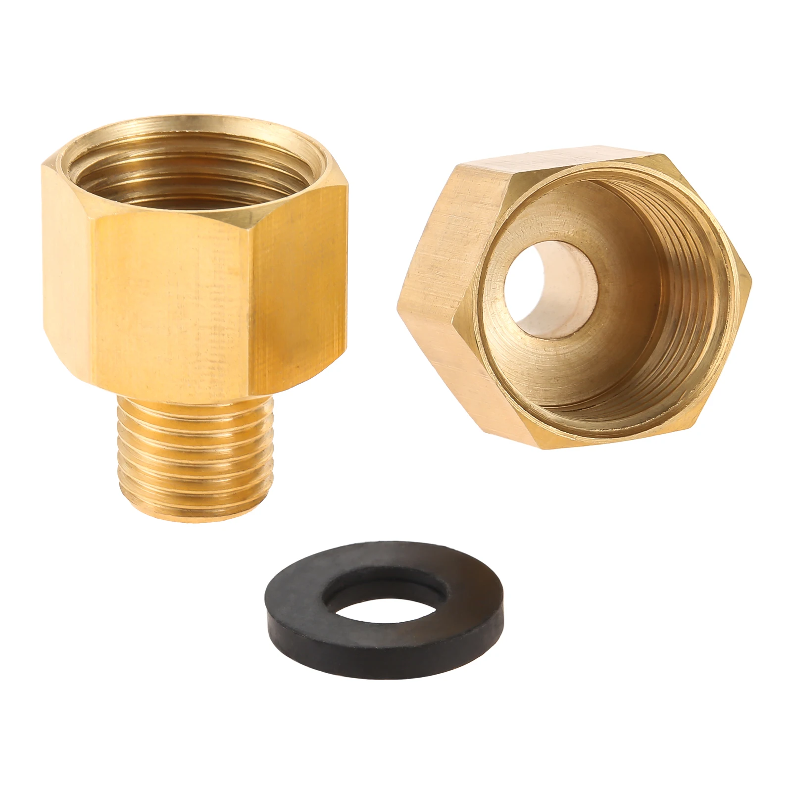 1/2"R X 1/4"lks LPG Propane Gas Camping Grill Hose Adapter Connector for