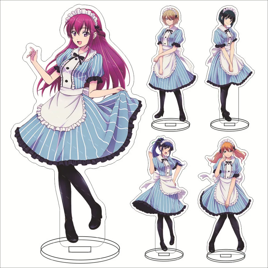 

Anime Goddess Cafe Terrace Megami No Kafeterasu Makuzawa Ouka Acrylic Stand Figure Display Cosplay Charm Desktop Model Plate NEW