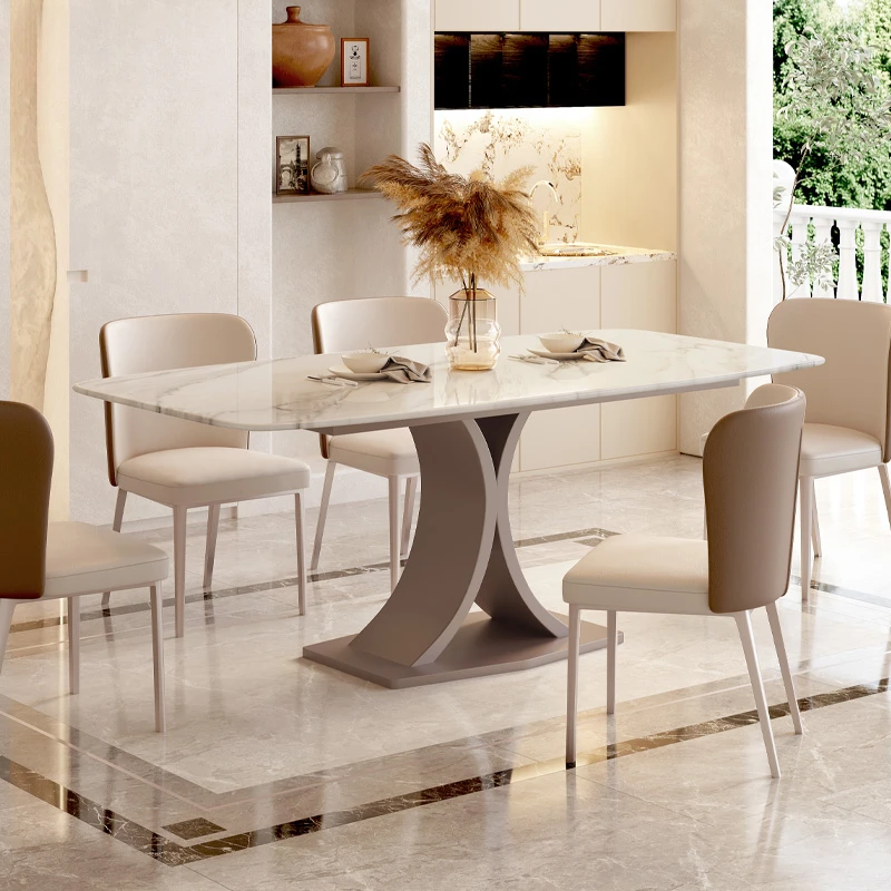 Садовая мебель в комплекте роскошный обеденный стол современные кофейные стулья