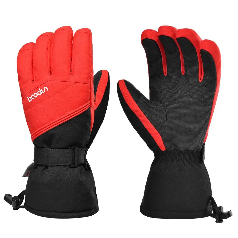 

Winter Ski Gloves Waterproof Gloves with Touchscreen Function Snowboard Thermal Gloves Warm Snowmobile Snow Gloves Men Women