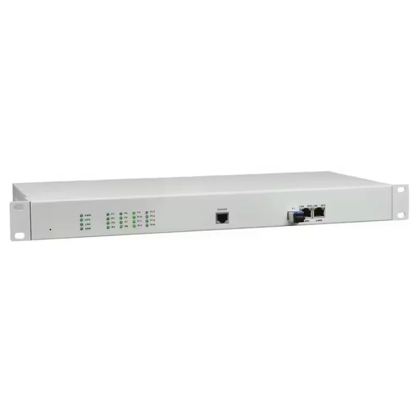 Фото Конвертер TDM Over IP 2026, 16-канальный голосовой, FXO/FXS через Ethernet RJ45 №1