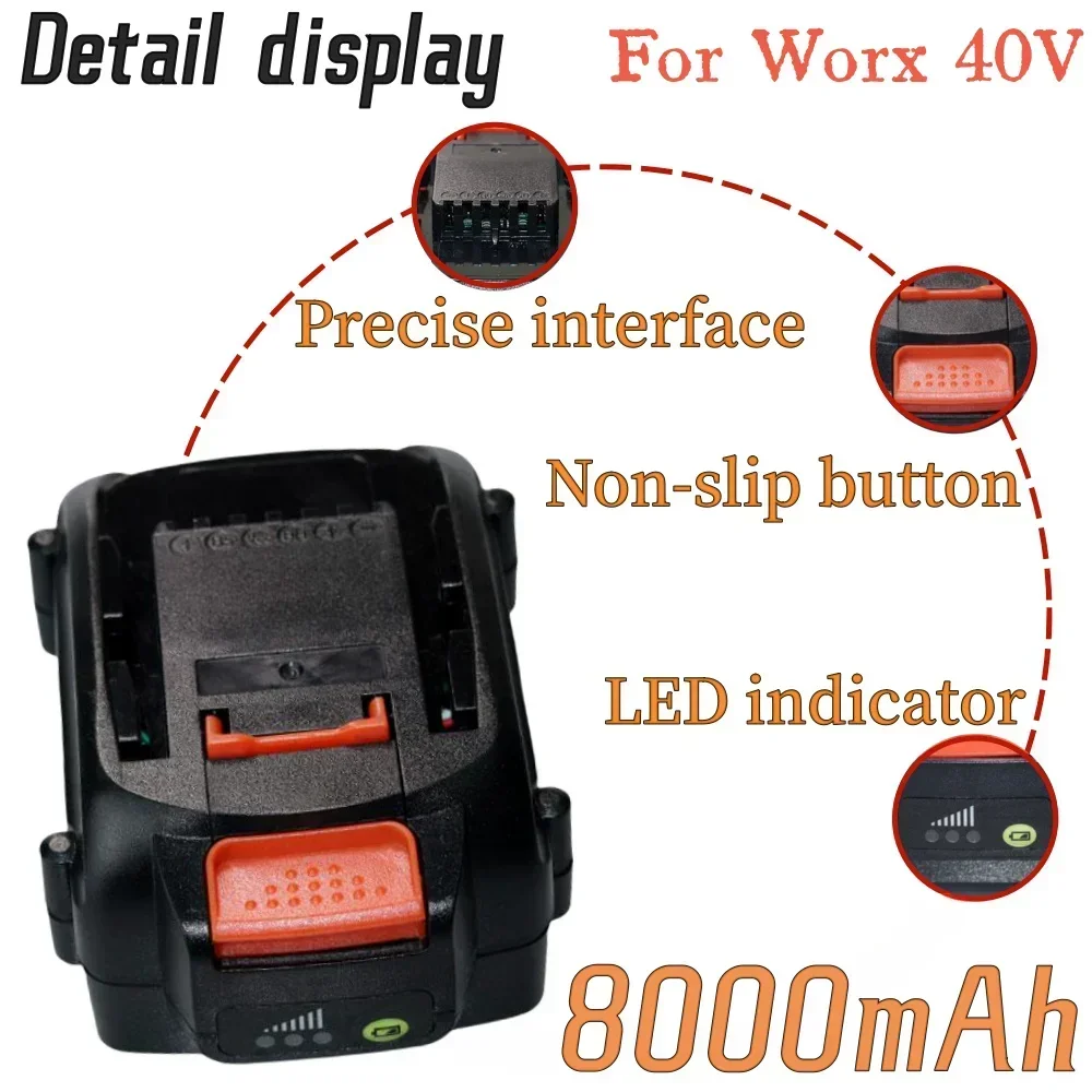 Сменная батарея WA3580WG180 WG280 WG380 WG580 8000 мАч литиевая для беспроводных