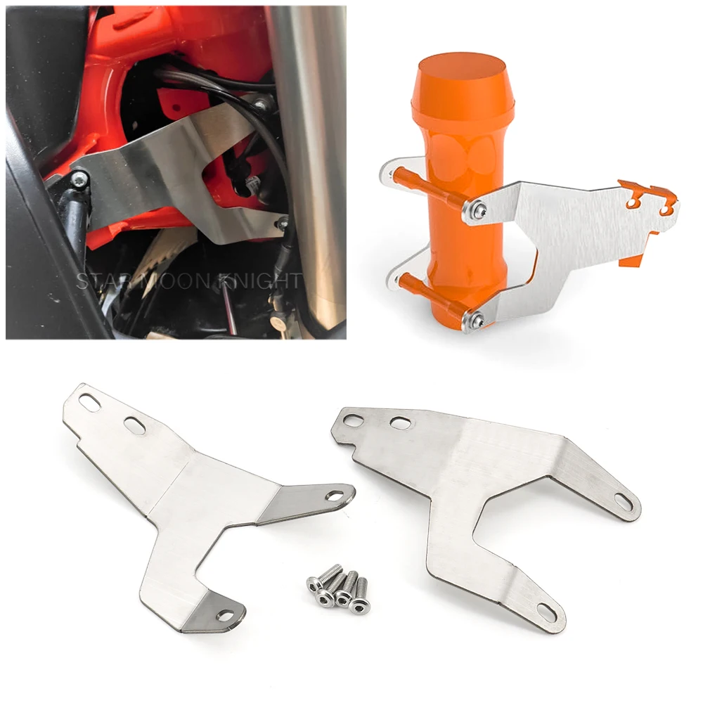 

Motorcycle Accessories Headlight Reinforcement Bracket For 790 Adv 890 Adventure R RALLY R Stainless Steel Neck Brace Set