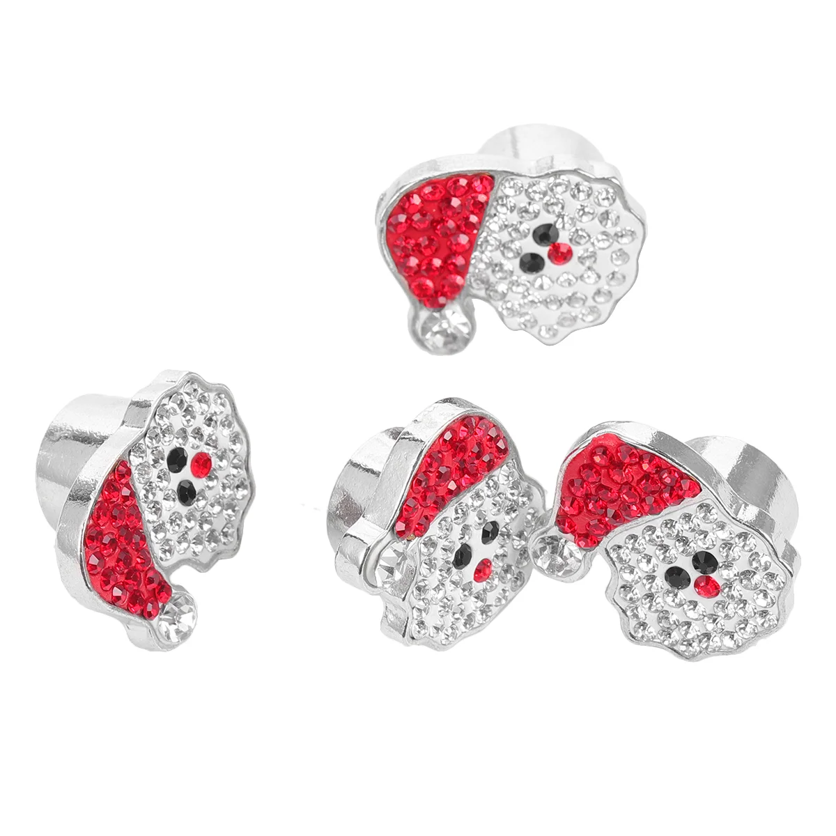 

Caps Tire Car Pressure Stem Christmas Cap Rhinestones Bling Decor Cover Accessories Wheel