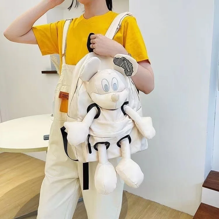 Рюкзак с милой куклой Микки для девочек рюкзак учеников младшей и старшей школы