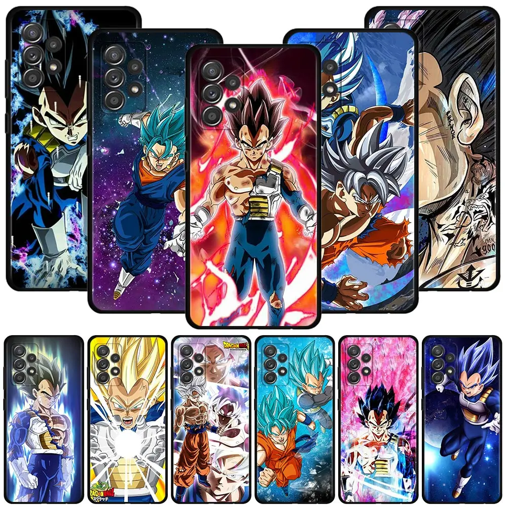 Чехол для телефона Samsung A12 A52 A51 A32 A21s A71 Galaxy A31 A02s A72 A41 A03s A22 A13 Capa Vegeta Prince Dragon Ball Son Goku |
