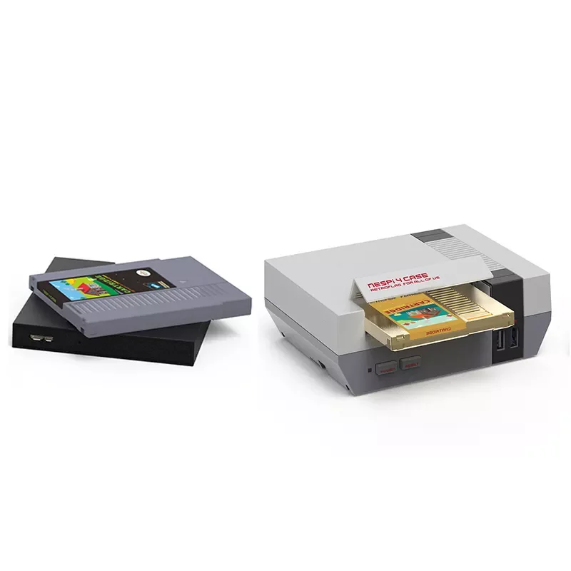 

NES Cartridge Style Hard Drive Enclosure for NESPi 4 Case HDD/SSD Raspberry Pi PC Laptop TV HD Player