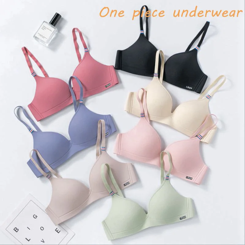 

Fashion Brassiere Top Lingerie Candy Color Seamless Bras Women Underwear Sexy Adjustable Bra Female Push Up Bralette Lingerie