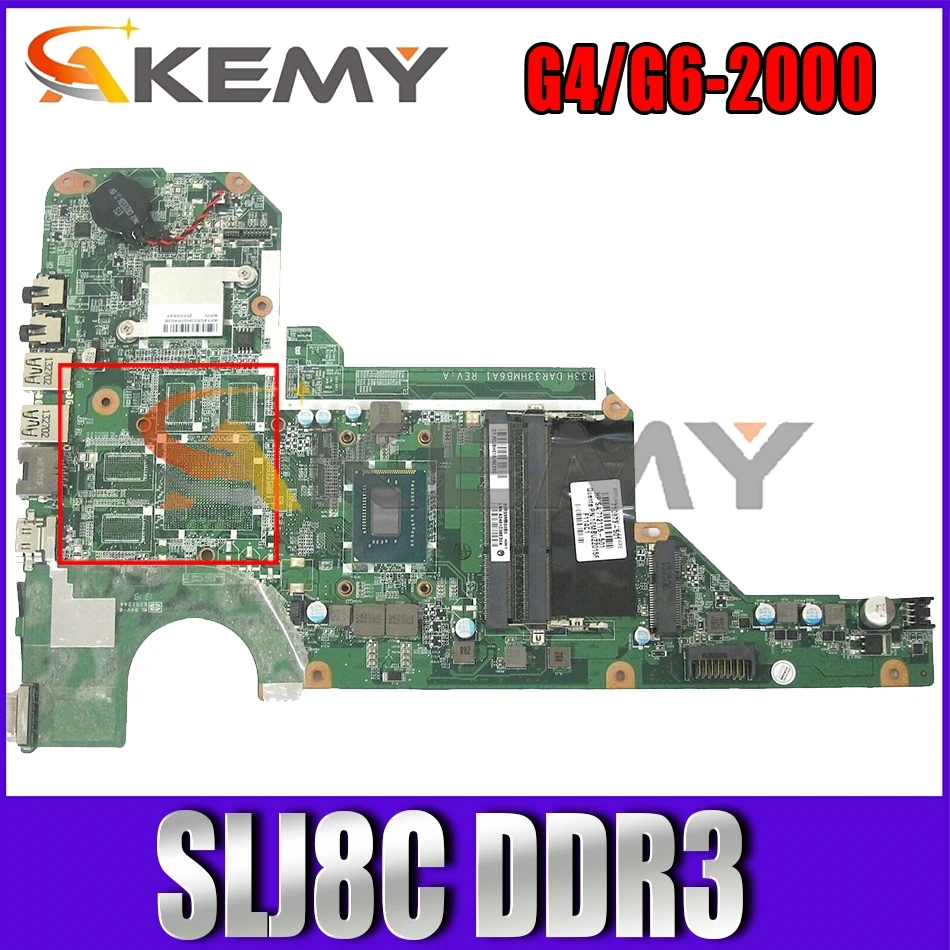 

710873-001 710873-501 For HP Pavillion G4-2000 G6-2000 I3-3110M Notebook Mainboard DAR33HMB6A1 SLJ8C DDR3 Laptop Motherboard