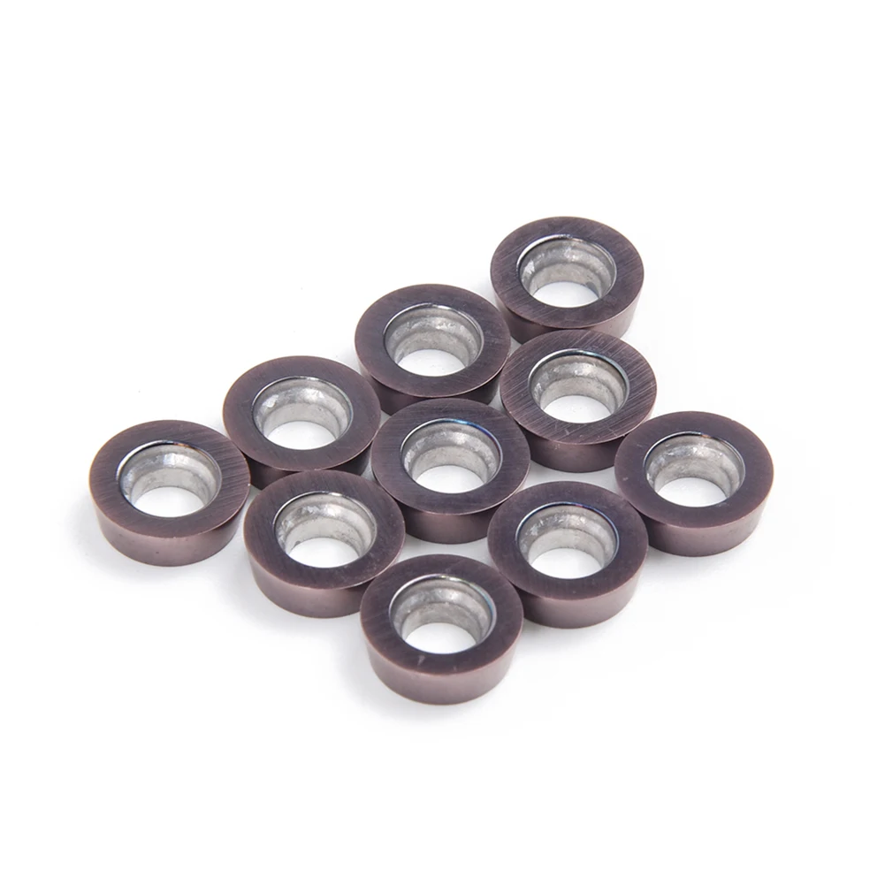 

Blade Milling Cutter Outdoor Factory Home 10 Pcs / Set Accessories Carbide RPMT1003MO Tools Universal For Lathe