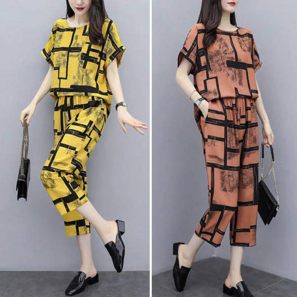 Женская летняя блузка и брюки 2 цвета 1 комплект