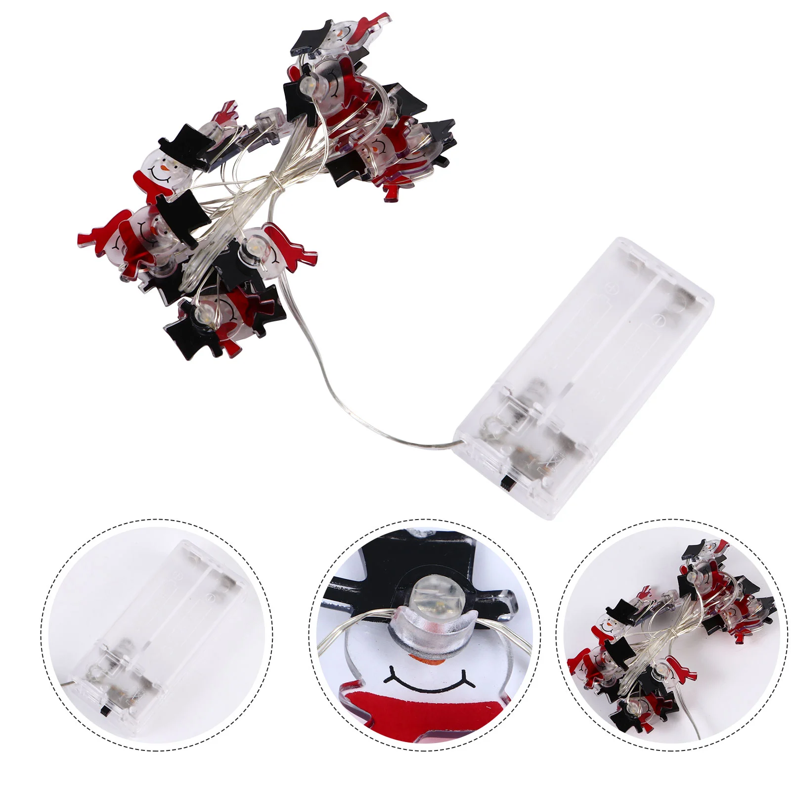 

Lights Snowman Light String Fairyled Christmas Xmas Decorative Copper Wire Chrismas Night Operated