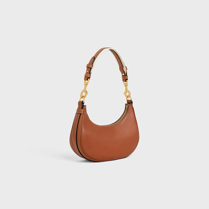 

Leather Underarm Bag New Fashion Shoulder Bag Retro Crescent Saddle Bag Lady Bag Slung Across The Shoulder