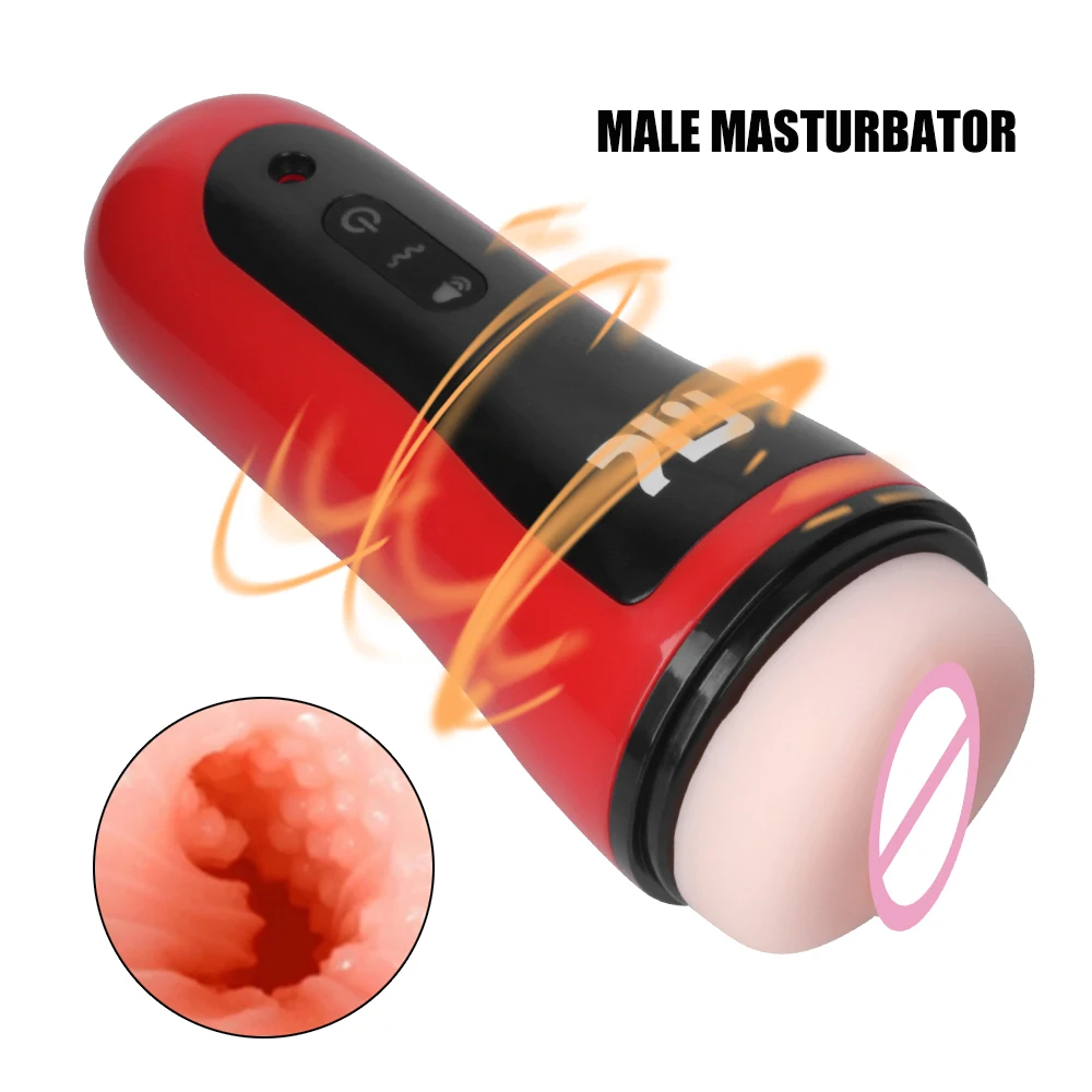 20 см Мужской мастурбатор сосание автоматическая поддельная вагинальная киска