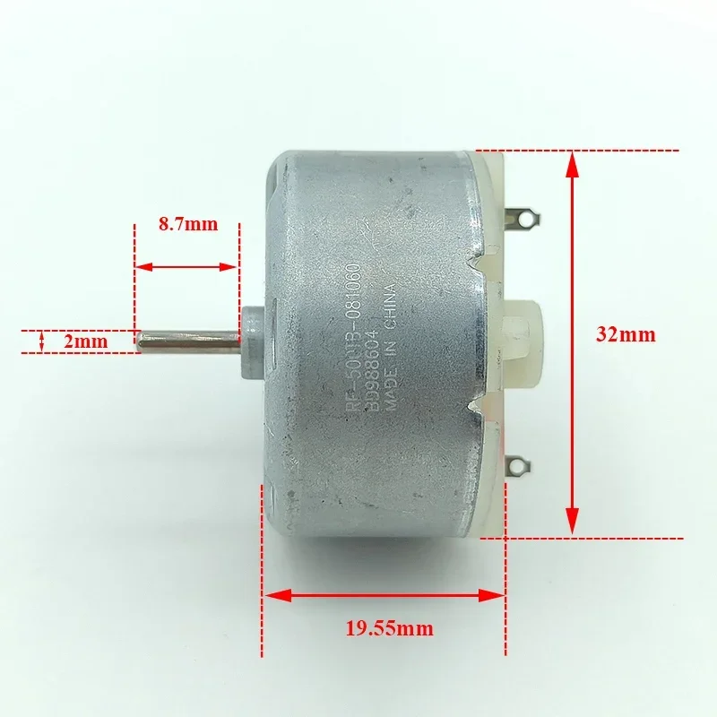 MABUCHI RF-500TB-081060 Mini 500 электродвигатель постоянного тока 6 в 12 В 18 24 5900 об/мин Micro 32 мм
