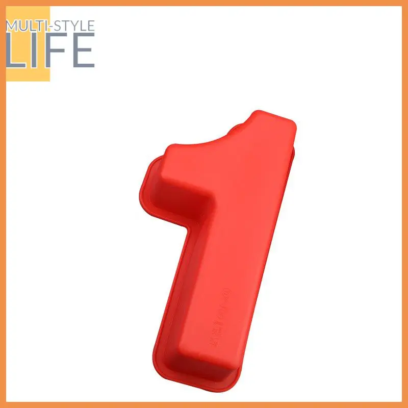 

2021 New Creative Number 1 Silicone Cake Mould 10 Inch Fondant Jelly Cake Baking Mould DIY Baking Mould Non-stick Baking Tools