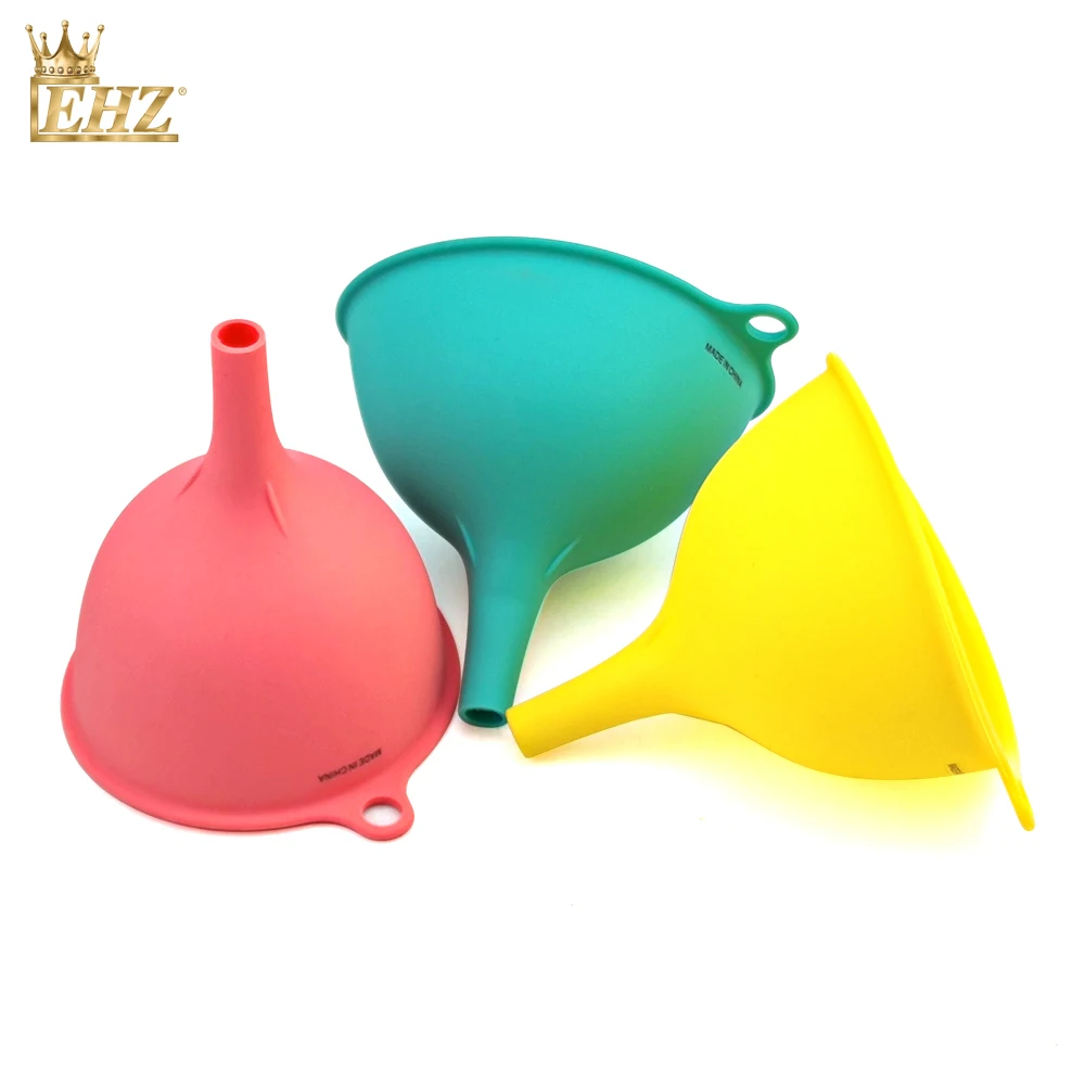 

Силиконовая воронка EHZ для розлива бутылок, мини-Воронка для кухонного использования, воронка для бутылок с водой и жидкостью для пищевых пр...