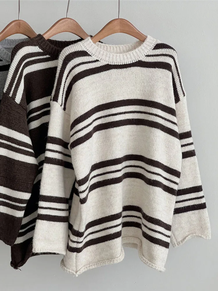 Повседневный Модный классический вязаный свитер офисные женские пуловеры в