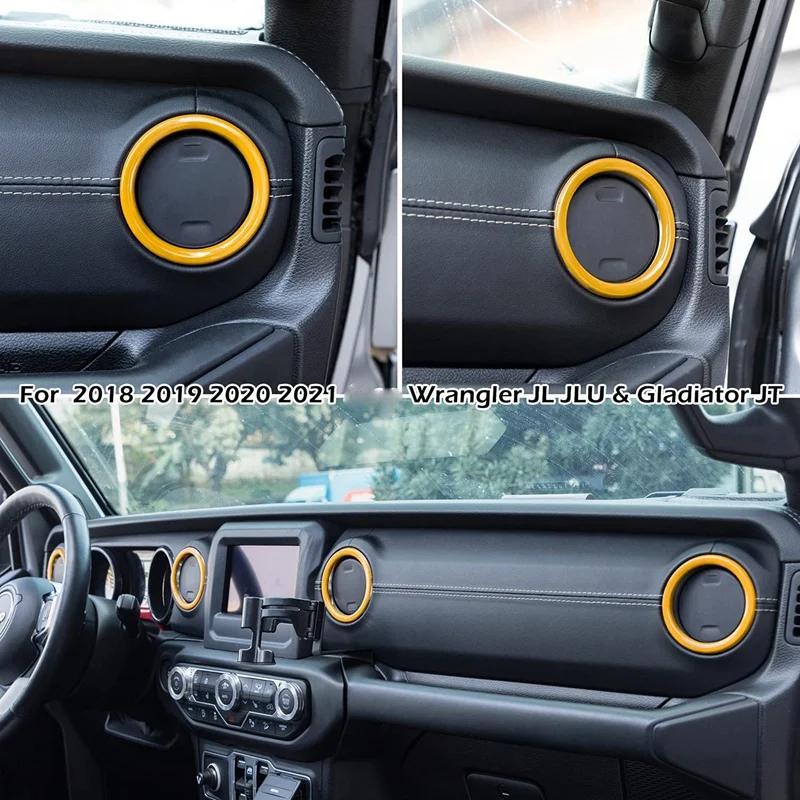 Вентиляционное кольцо для кондиционера Аксессуары интерьера Jeep Wrangler JL JLU и Gladiator