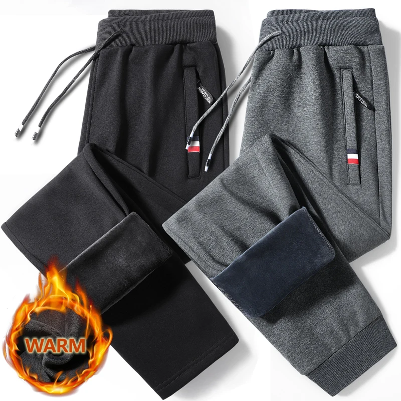 

Winter Warm Pants Men Cotton Fitness Sportswear Tracksuit Bottoms Skinny Sweatpants Trousers Fleece Track Pants Mens Joggers 8XL
