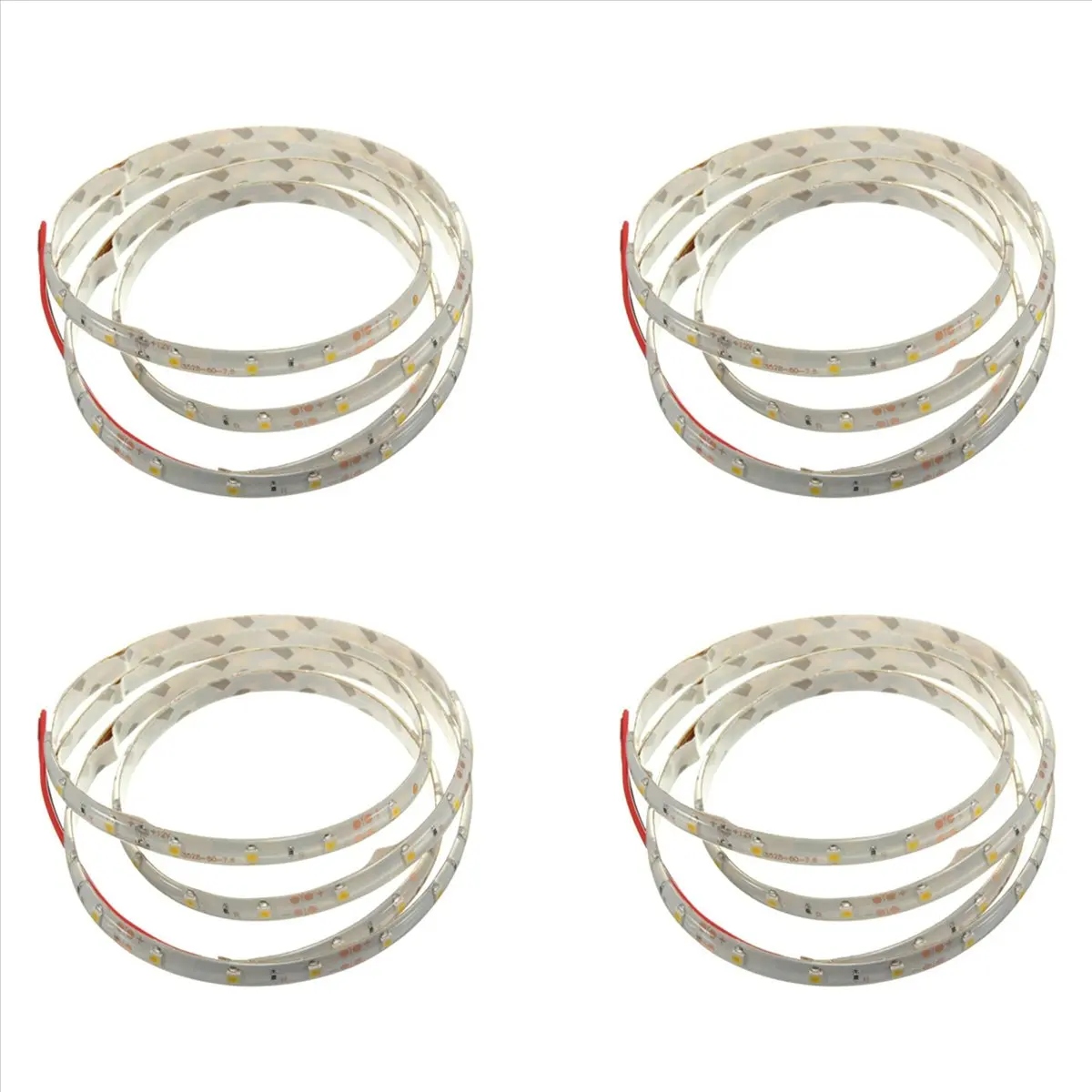 F-3C 4 шт. 1 м 60-3528 SMD водонепроницаемая светодиодная лента DC12V (теплый белый) (art.: 3920dce9efa72) - 3920dce9efa72
