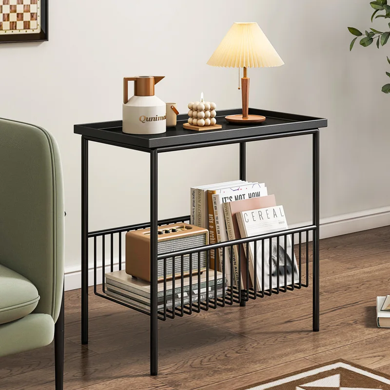 

2022 New Tea Table Sofa side table small apartment living room sofa cabinet side cabinet bedroom net red coffee table small tabl