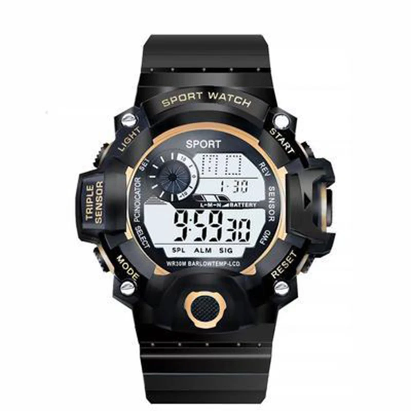 Special Forces Tactical Electronic Watch Multifunctional Sports Watch Waterproof Anti-Fall Luminous Alarm Clock Electronic Watch