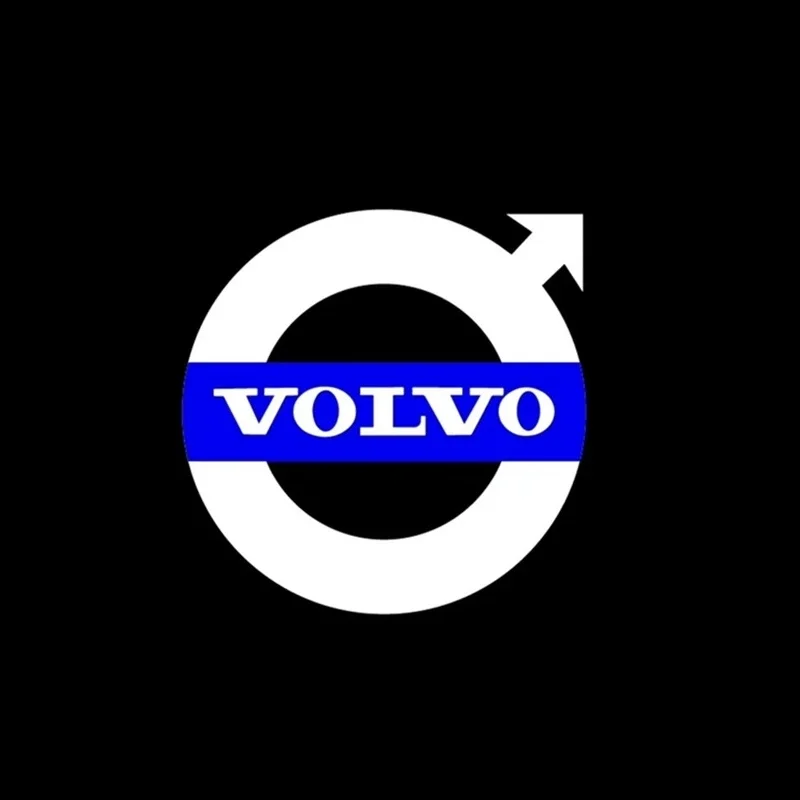 

2 шт. автомобильный дверной светильник, светодиодный лазерный проектор, лампа с логотипом, подсветка для Volvo Rdesign V50 S60 XC60 S40 XC40 XC90 V6 Accesorios