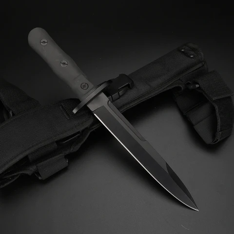 Многофункциональный нож для кемпинга выживания, уличный нож с фиксированным клинком, инструмент высокой твердости в джунглях,