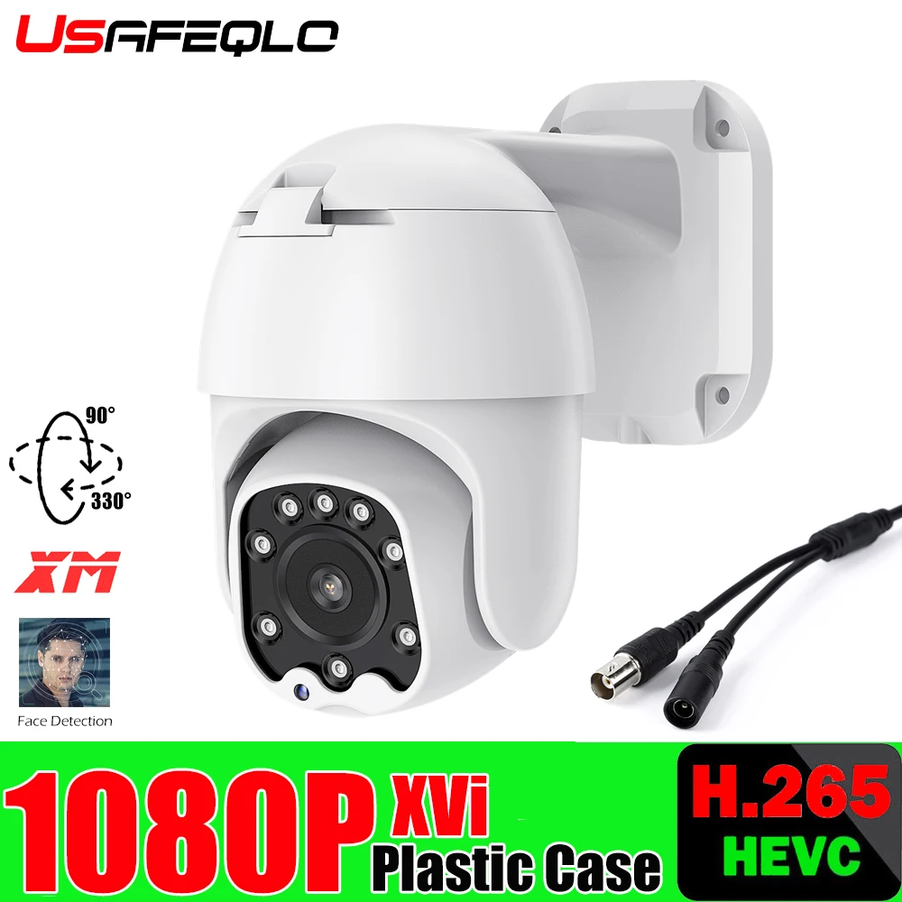 

USAFEQLO HD 1080P AHD Мини скоростная купольная PTZ-камера 30 м ИК Ночное Видение Водонепроницаемая наружная 16-дюймовая Коаксиальная камера безопасности с управлением