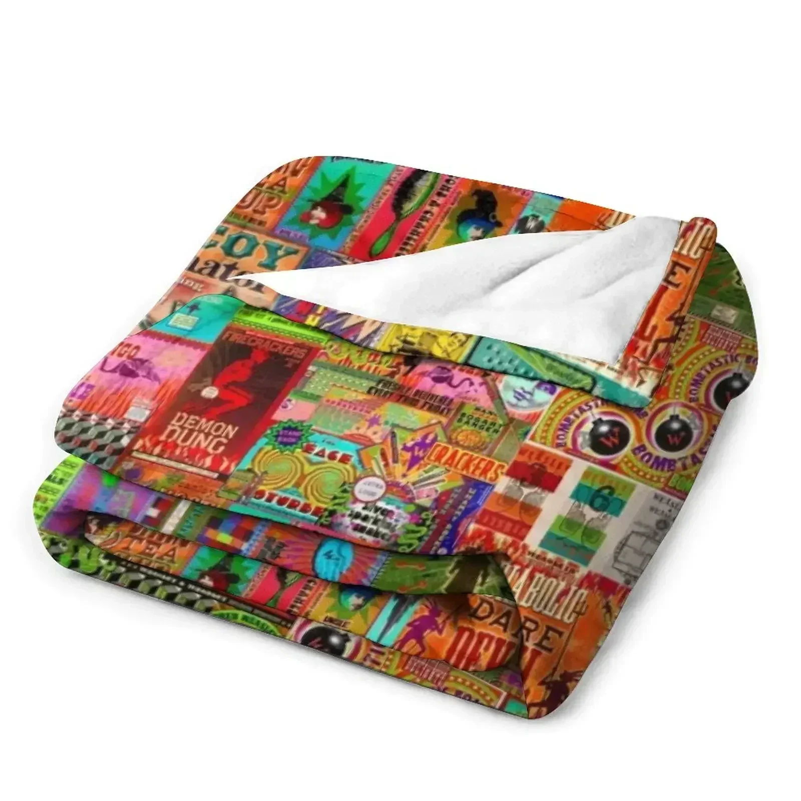 Одеяло с коллажем Weasley's Wizard Wheezes Retros Волосатые одеяла на Хэллоуин