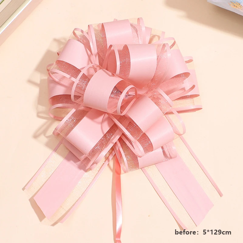 

Большой автомобильный бант из фольги