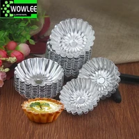 25pcs mini carbon steel tart molds cupcake cookie pudding pie mould non stick baking tool muffin cups baking accessories