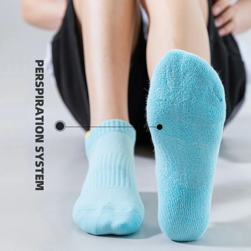 Socks Women Workplace Cotton Socks Summer Outdoor Running Spring Autumn Terry Sweat Absorbent Breathable Deodorant outdoor sport