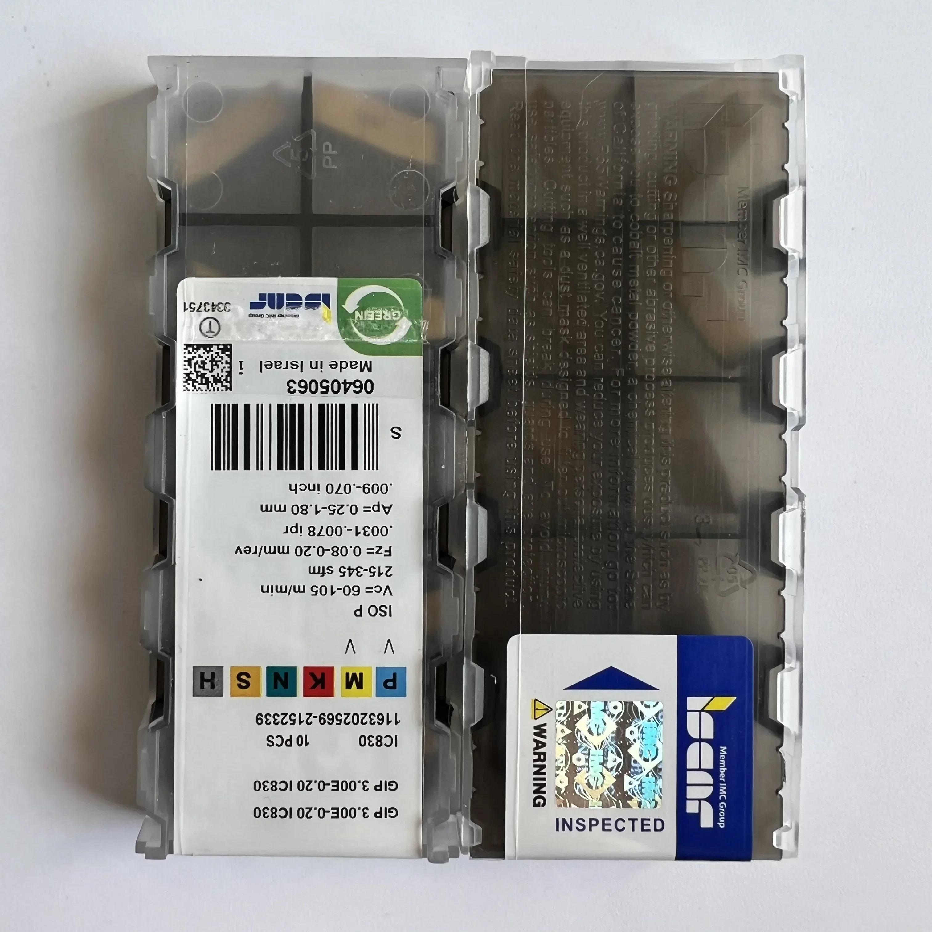 Оригинальное лезвие GIP3.00E-0.20 IC830/твердочное с ЧПУ 10 шт.