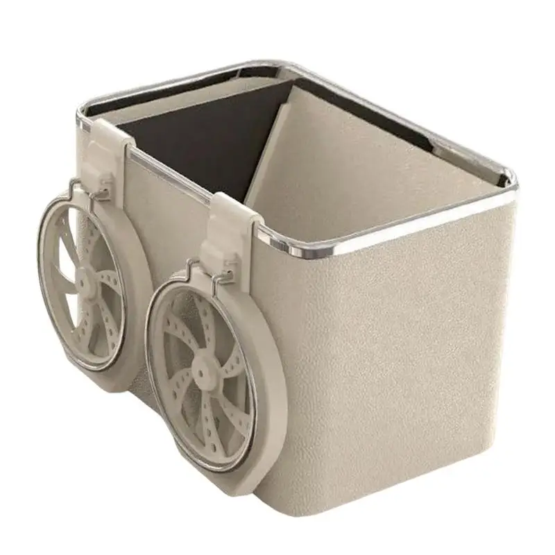 Car Armrest Storage Box Storage Water Cup Bracket Tissue Storage Box For Most Car Models RVs Jeeps Golf Carts