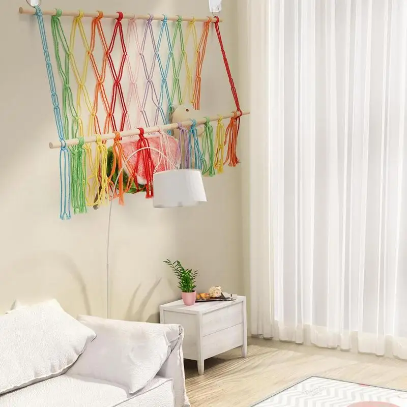 Мягкие игрушки-животные гамаки для детей экономящие пространство красочная