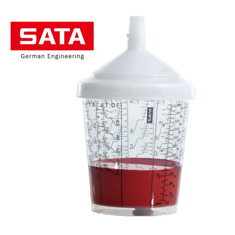 

Suitable for SATA Spray Gun Paint Mixing Cup Quick Cup Spray Gun Tank 300ML/600ML/900ML/ Disposable Paint Cup