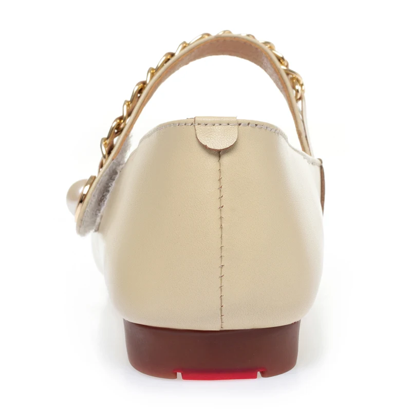 AIYUQI Mary Jane Shoes Woman 2023 Spring Genuine Leather Loafers Women Non Slip Soft Soled Beanie Shoes Ladies