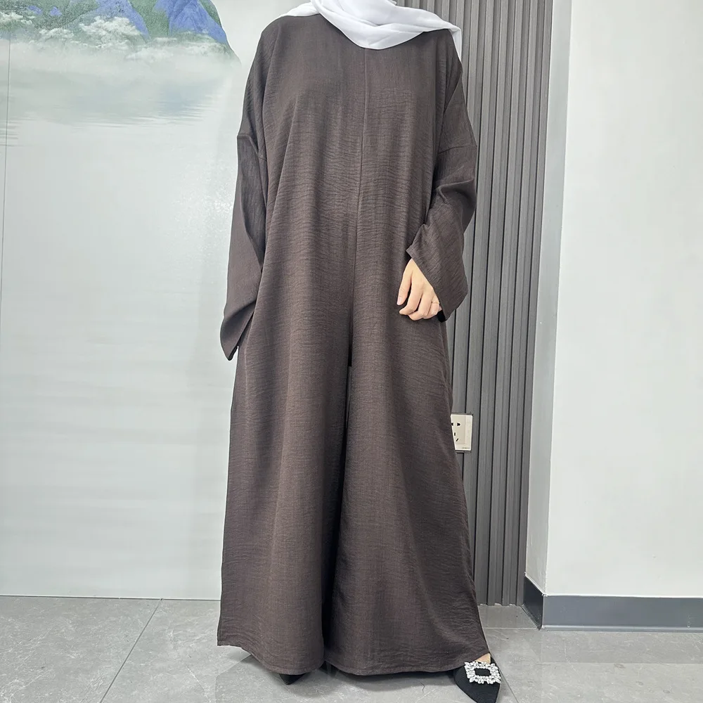 Мусульманские широкие брюки для женщин Рамадан Дубай Абая вечернее платье