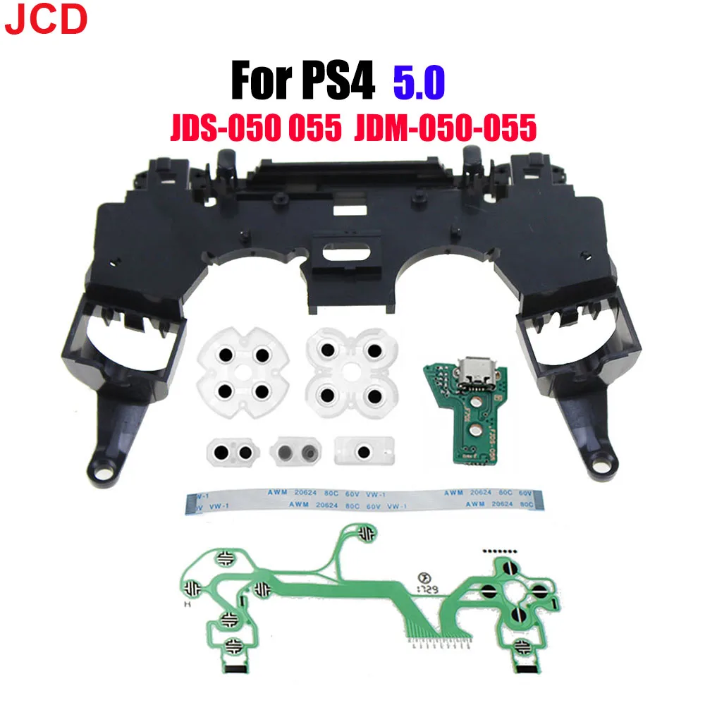 

JCD R1 L1 Key Holder Support Inner Internal Frame Stand For PS4 5.0 Controller JDM-050 JDM-055 JDS 055 JDS 050 &Cables and Jacks