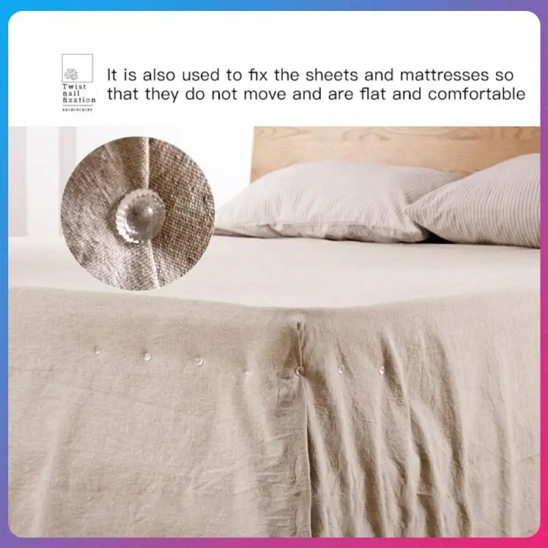 

Invisible Mini Quilt Clips Durable Slip-Resistant Clamp Quilt Sofa Cover Grippers Fasteners Mattress Holder For Sheets Home Pegs