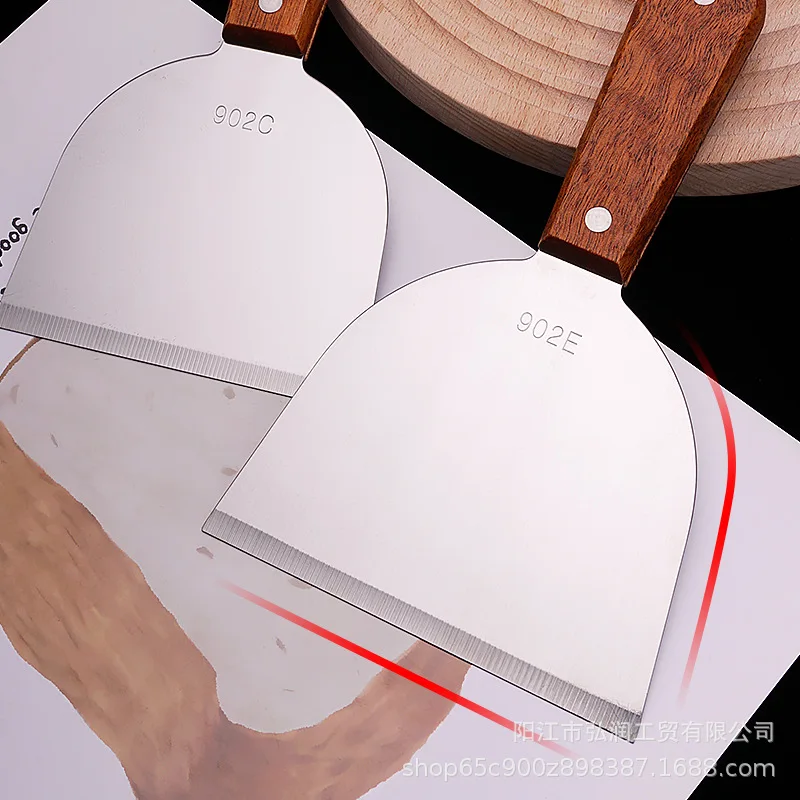 

Stainless Steel Handle Flat Shovel Steak Steak Grab Cake Cooking Shovel Pancake Cake Fried Ice Teppanyaki Shovel Commercial