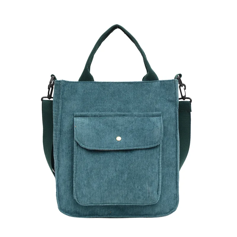 Designer Handbag Autumn and Winter Girls Student Bookbag Female Canvas Shoulder Tote Bag for Women Shopper Bag