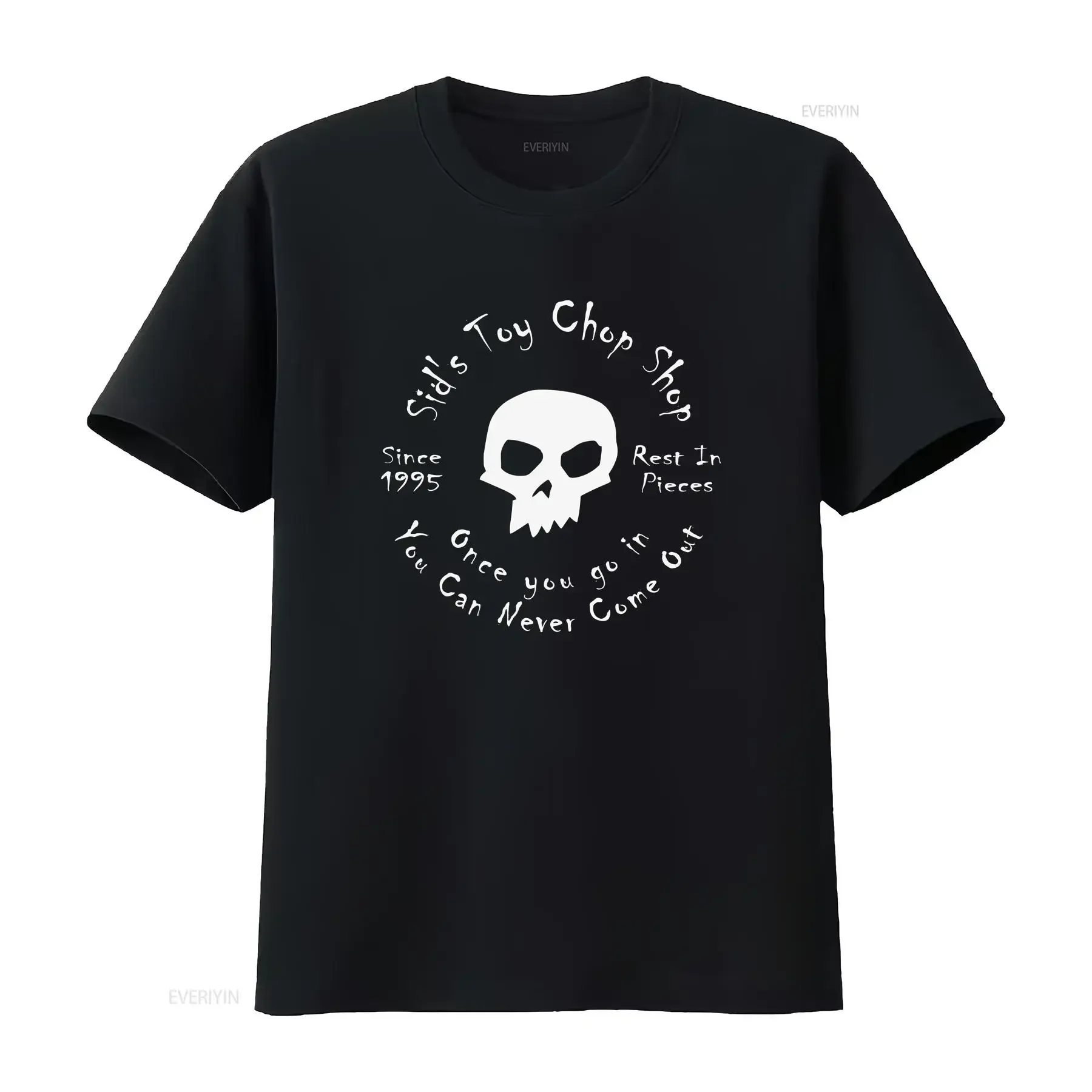 Фото Sid's Toy Chop Shop Bella Холщовая футболка из джерси винтажная стираная мужская дышащая уличная одежда повседневная унисекс стильная слегка №1
