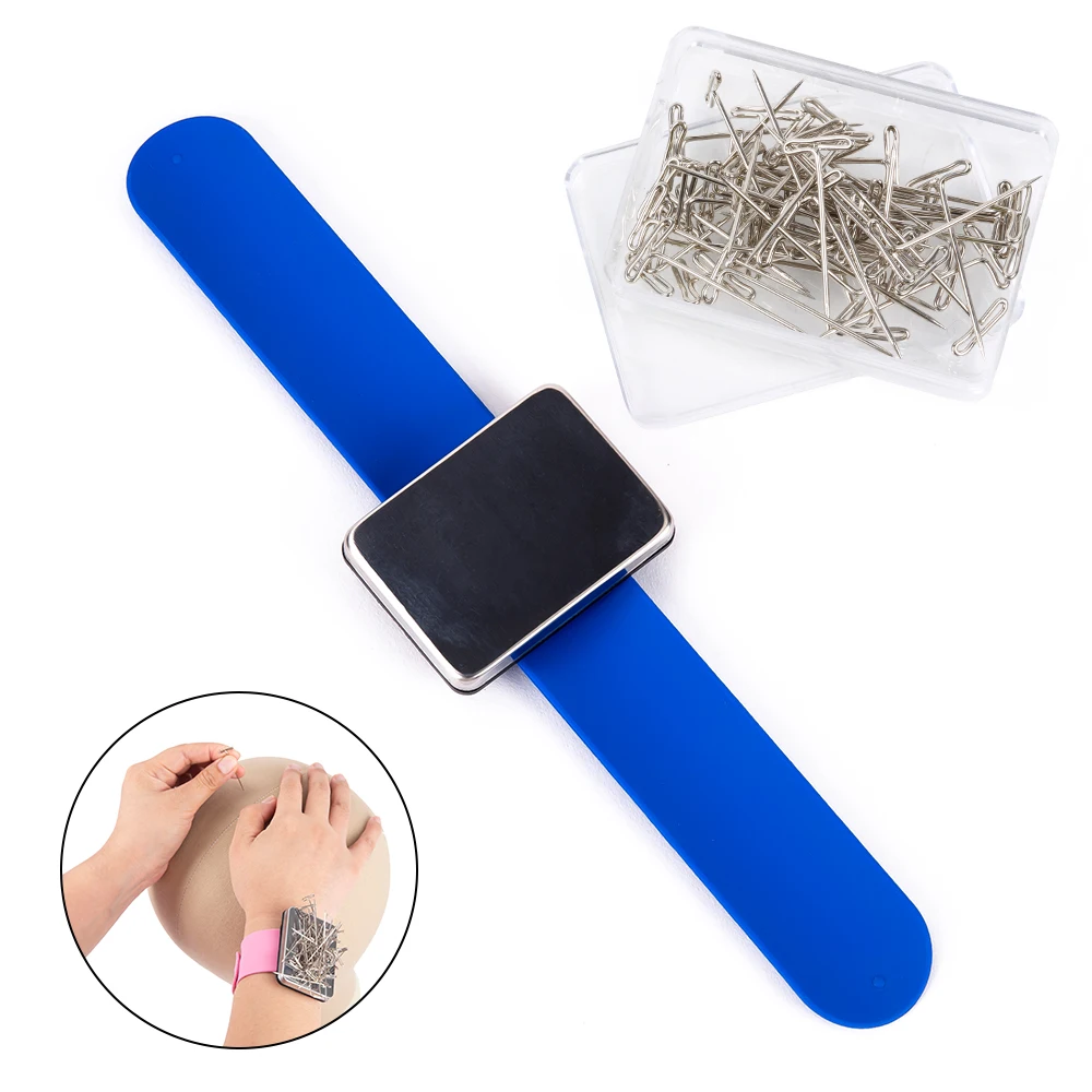 Магнитные браслеты с T-образным держателем иглы для изготовления парика швейный