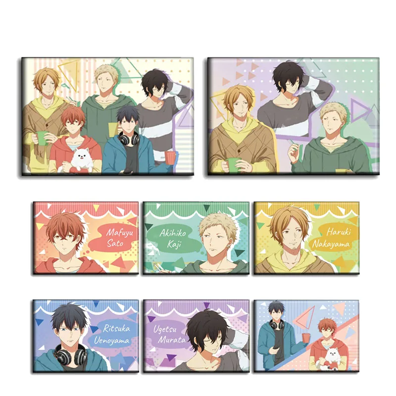 

Anime GIVEN Satou mafuyu Figure 3584 Fridge Magnets Gifts Kids Collection Toy