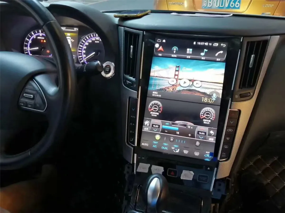 13 6 &quotAndroid для Infiniti Q50 Q50S Q60 Q60S 2014-2019 аудиоэкран автомобильный стерео радиоприемник