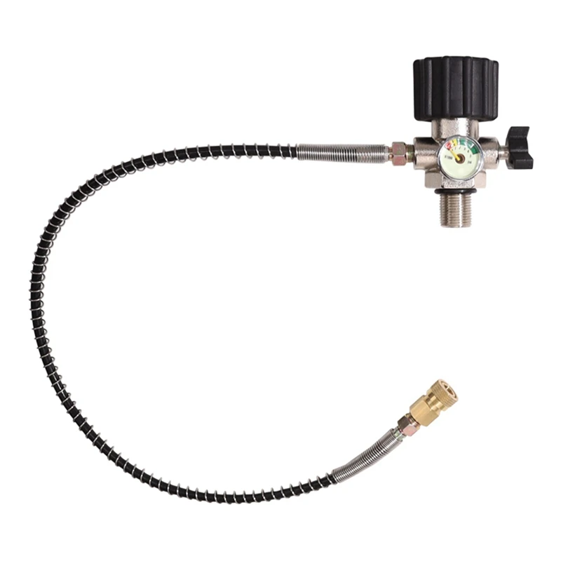 

24Inch M18X1.5 Thread 5000Psi SCBA Valve Regulator Fill Station Hose For PCP Air Tank